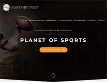 Tablet Screenshot of planetofsports.nl